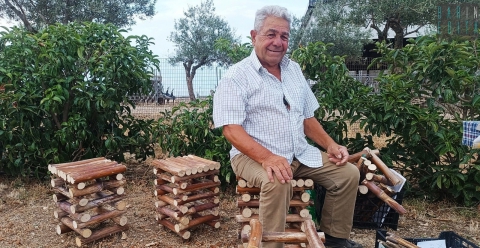 Ruvo, Francesco e l'arte di costruire gli "squanne": gli sgabelli degli antichi pastori